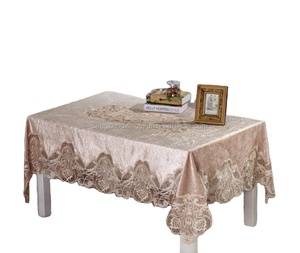 <span class=keywords><strong>Tovaglia</strong></span> in <span class=keywords><strong>pizzo</strong></span> bianco fatto a mano per feste nuziali o banchetti tessuto in poliestere resistente per uso domestico - Product Image 1