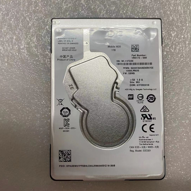 Used Laptop Hard Drive 500GB 1TB 2TB HDD 2.5 Inch Refurbished Hard Drive Wholesale