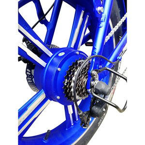 Vélo électrique pliable de 20 pouces avec batterie au lithium homologuée CE EN15194, pneus neige Kenda 20 <span class=keywords><strong>x</strong></span> 4.0, jantes en alliage, 48 V 500 W, 750 W - Product Image 6