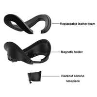 Lunettes/dispositifs et accessoires Vr / Ar les plus récents pour PICO 4 éponge en cuir anti-transpiration Vr casques couverture faciale