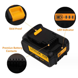 Batería <span class=keywords><strong>de</strong></span> Repuesto <span class=keywords><strong>de</strong></span> Iones <span class=keywords><strong>de</strong></span> Litio DCB200 <span class=keywords><strong>de</strong></span> 20V 6.0Ah Max para DeWalt - Product Image 5