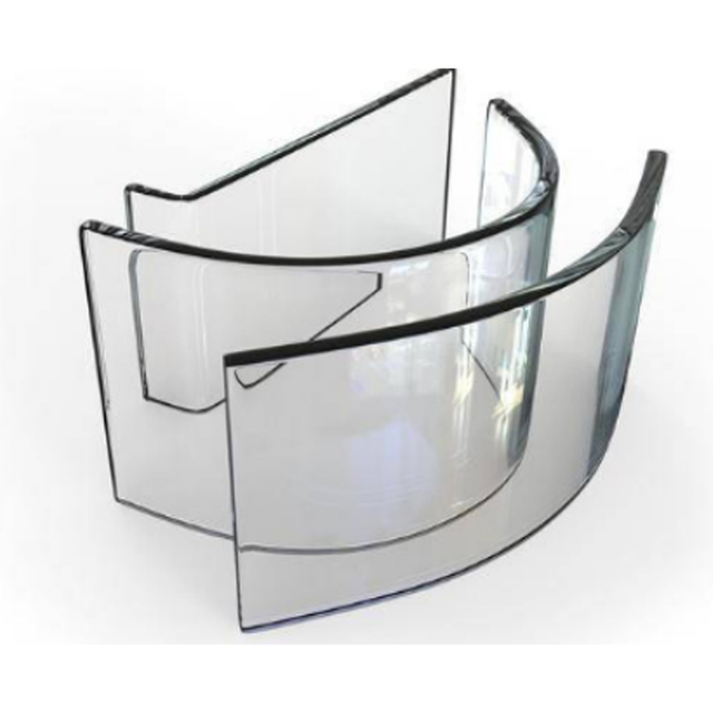 China Supplier High Quality Curved Commercial Building Tempered Glass