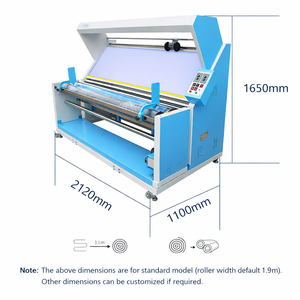 Industriële textielinspectie- en rolmachine met opwindsysteem voor het controleren van textiel. - Product Image 6