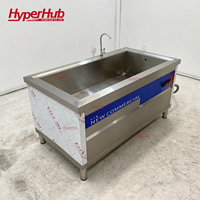 Évier à vaisselle ultrasonique multifonctionnel électrique de grande capacité en acier inoxydable 304 certifié CE ISO pour cuisine