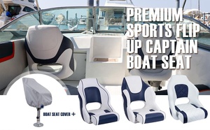 Boot Kapitein Seat Marine Grade Draaibare Opvouwbare Luxe Marine Comfortabele Deluxe Bootstoel Voor Boten - Product Image 4
