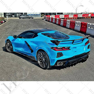 Diffuseur arrière en fibre de carbone de haute qualité Chaoshenghang pour Chevrolet <span class=keywords><strong>Corvette</strong></span> C8, lèvre de pare-chocs en fibre de carbone, ajustement parfait, 2020 - Product Image 1