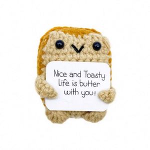 Juguetes de Peluche de Ganchillo Positivos y Motivacionales con Mensaje de Ánimo, León, Tortuga, Elefante, Regalo para Niños y Adultos, Juguetes Hechos a Mano - Product Image 1