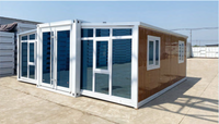 Petite cabane préfabriquée portable, maison mobile écologique pour site de glamping et projets communautaires de vacances