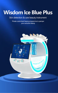 Appareil portable ABS de nettoyage en profondeur et hydratation du visage à l'oxygène, technologie de dermabrasion, bleu glace intelligent amélioré, pour salon et spa - Product Image 4