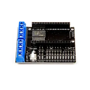 Placa escudo driver de motor lua wifi nodemcu, l293d para esp8266 ESP-12E 4.5-36v