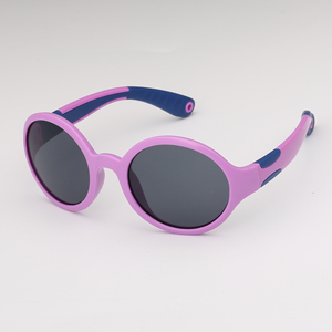 OEM New Arrival Children's Round Sunglasses Customizable Colors 100% UV400 Protection - Product Image 4