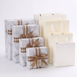 Custom Assembled Gift Box Set with Ribbon Bow for Business Promotion Birthday Wedding Favor High-End Packaging Bulk Wholesale - Product Image 1