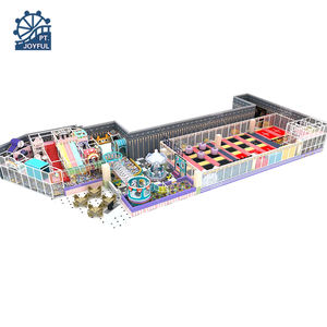 Amusement Design personnalisé Terrain de jeux intérieur commercial pour bébé Parque Infantil Jungle Gym avec trampoline latéral Parc pour enfants intérieur - Product Image 1