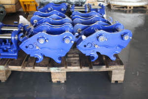 Baumaschinen zubehör Hydraulische Anhänger kupplung Mini bagger Schnell kupplung mit Baggers chaufel Schnell kupplungen - Product Image 3