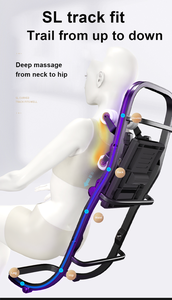 Poltrona da massaggio per soggiorno a gravità Zero di lusso di fascia alta moderna ROHS caratteristica in vita materiale collo massaggio sedia più venduto - Product Image 4