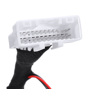 Pour Renault <span class=keywords><strong>Dacia</strong></span> <span class=keywords><strong>Sandero</strong></span> 24 broches, commutateur d'entrée vidéo d'origine, câble adaptateur RCA pour caméra de recul - Product Image 4
