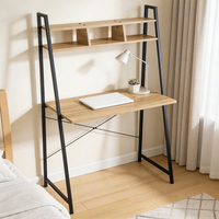 Bureau d'ordinateur moderne multifonctionnel en métal, table convertible pour PC et ordinateur portable, pour la maison, l'école et le bureau