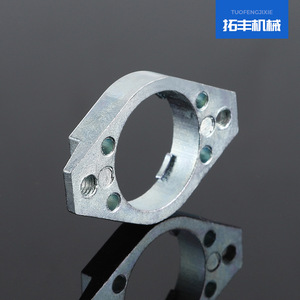 Plaque de base à bouton-poussoir en alliage de zinc, support de montage à 4 trous pour interrupteurs, usiné CNC - Product Image 2