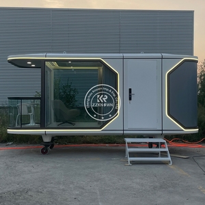 Casa Contenedor Plegable de 2 Dormitorios 2025, Casa Prefabricada Modular de Lujo, Cápsula Espacial de Lujo para Acampar - Product Image 4