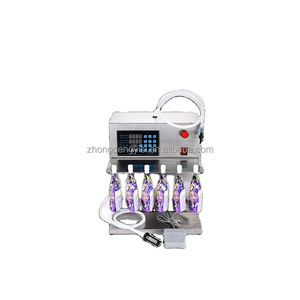 Machine de remplissage semi-automatique CNC pour sachets à bec verseur, avec buses en plastique pour jus, lait et lait de soja, remplisseuse quantitative de liquides haute précision - Product Image 1