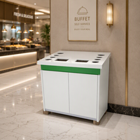 Station de buffet sur mesure, taille non standard, armoire à vin, surface solide en acrylique de haute qualité