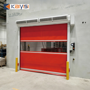 Les portes à grande vitesse industrielles conçues modernes de volet de rouleau de PVC jeûnent surface de finition intérieure d'entrepôt - Product Image 5