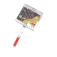 Ensemble d'outils de barbecue coréens à long manche avec poignée en bois, pinces à charbon de bois portables pour le camping et l'extérieur