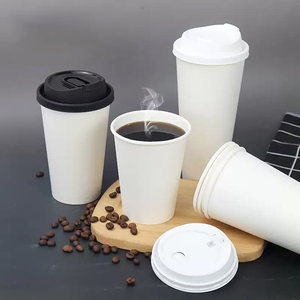 แก้วกาแฟรักษ์โลก แก้วกระดาษ แก้วกาแฟกระดาษ 8 ออนซ์ แก้วกระดาษย่อยสลายได้ 12 ออนซ์ แก้วกระดาษ 16 ออนซ์ - Product Image 1