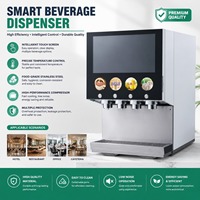 Distributeur de boissons chaudes instantanées à 4 saveurs, distributeur automatique de lait de soja, de jus de maïs pour café, restaurant, bureau