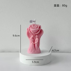 Nến thơm thủ công thân thiện với môi trường hình cặp đôi ôm nhau, trang trí sáng tạo, quà tặng lãng mạn, dành cho ngày lễ tình nhân và Halloween. - Product Image 6