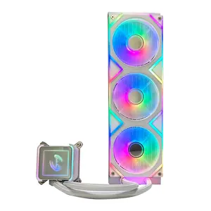 360mm RGB AIO Dual Ultra-Quiet <b>Fans</b> Water Cooler High-End CPU Gaming Heatsink - Product Image 2