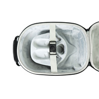 Étui rigide en EVA moulé pour casque VR Quest 3 et manettes, sac antichoc avec poche en filet et poignée de transport