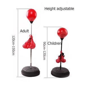 Nouvelle colonne de boxe verticale de balançoire à 360 degrés boule de poire <span class=keywords><strong>gonflable</strong></span> de vitesse de poinçonnage debout libre - Product Image 2