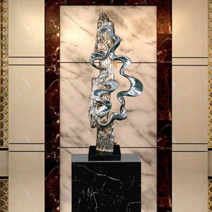 Escultura Abstracta de Resina 340*200*1210MM, Decoración Artística Hecha a Mano para Hotel, Forma Irregular - Product Image 5