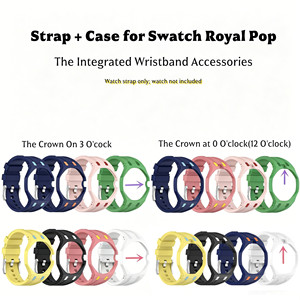Correa <span class=keywords><strong>de</strong></span> <span class=keywords><strong>Reloj</strong></span> <span class=keywords><strong>de</strong></span> Repuesto a Prueba <span class=keywords><strong>de</strong></span> Agua con Caja para <span class=keywords><strong>Reloj</strong></span> <span class=keywords><strong>de</strong></span> Bolsillo Royal Pop <span class=keywords><strong>AP</strong></span>, Corona a las 3 en Punto y 12 en Punto - Product Image 2