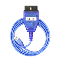 Interfaz USB DCAN para BM Blue K con interruptor, cable de escaneo automático para programación BM, cable de diagnóstico para coche K+ DCAN
