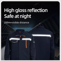 Combinaison de sécurité réfléchissante, veste résistante à l'usure personnalisée, uniforme pour hommes et femmes, vêtements de travail pour chantier, usine, atelier