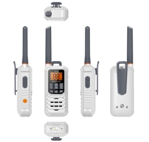 วิทยุสื่อสารแบบพกพา VHF สำหรับเรือเดินทะเล ระบบดิจิตอล ระยะทาง 3 กม. กันน้ำ พร้อมระบบสื่อสารแบบอนาล็อกสองทาง - Product Image 1
