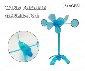 Nouvelle collection d'éolienne à monter soi-même, Kit scientifique, technologie, expérience, tige, cadeau, jouets éducatifs pour enfants