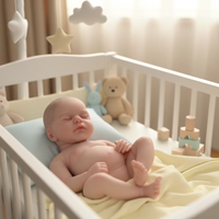 Lebensechte 18 Zoll Vollsilikon Modepuppe Weiches Spielzeug Pädagogisches Schlafendes Baby Mädchen Handgefertigtes Loulou-Modell