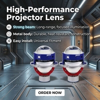 Nouveau projecteur HID super lumineux 65W P13, systèmes d'éclairage automobile, entièrement en métal, lentille bleue/HD, 4000 lumens, éclairage de travail tout-terrain, voiture