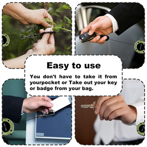 Luya Dây Thép Dây Kính Thiên Văn Khóa Leo Núi Ngoài Trời Dễ Dàng Kéo-up Câu Cá Móc Chìa Khóa Chống Mất Huy Hiệu Chủ - Product Image 6