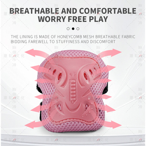 Ensemble de protection pour patins OEM, protections pour skateboard, protections rigides pour les genoux, patins à roulettes en ligne, réglables, sécurité sportive pour enfants, ramper - Product Image 4