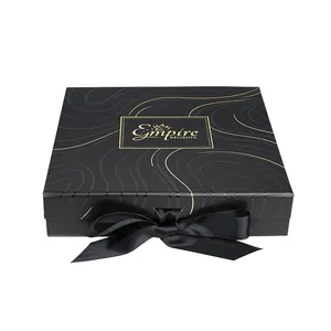Customize Luxury Magnetic Foldable Closure Valentines Sweet Candy Dates Gift Chocolate Packaging Boxes