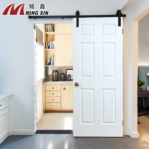 รางประตูบานเลื่อนไม้เนื้อแข็งสไตล์บ้านไร่ ยี่ห้อหมิงซิน - Product Image 1