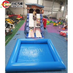 Glissière d'eau gonflable de bateau de pirate de 11x5m <span class=keywords><strong>avec</strong></span> la glissière gonflable de <span class=keywords><strong>piscine</strong></span> d'impression de bateau de pirate de <span class=keywords><strong>piscine</strong></span> à vendre - Product Image 3