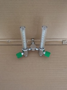 DIN tiêu chuẩn treo tường đôi đo lưu lượng oxy điều chỉnh cho bệnh viện sử dụng - Product Image 6