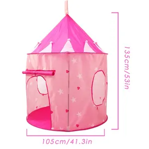 流行便携式公主城堡儿童玩帐篷房子帐篷玩具帐篷