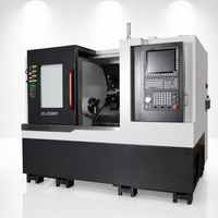 Centre de tournage CNC à axe Y avec configuration réduite et outillage motorisé pour composants et arbres en acier inoxydable