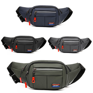 Unisex Waist Bag Large Capacity Water Resistant Oxford Cloth Sport Travel Work Outdoor Use - Product Image 1